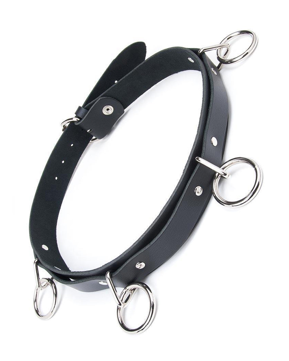 The back of the punk belt is shown on a white background