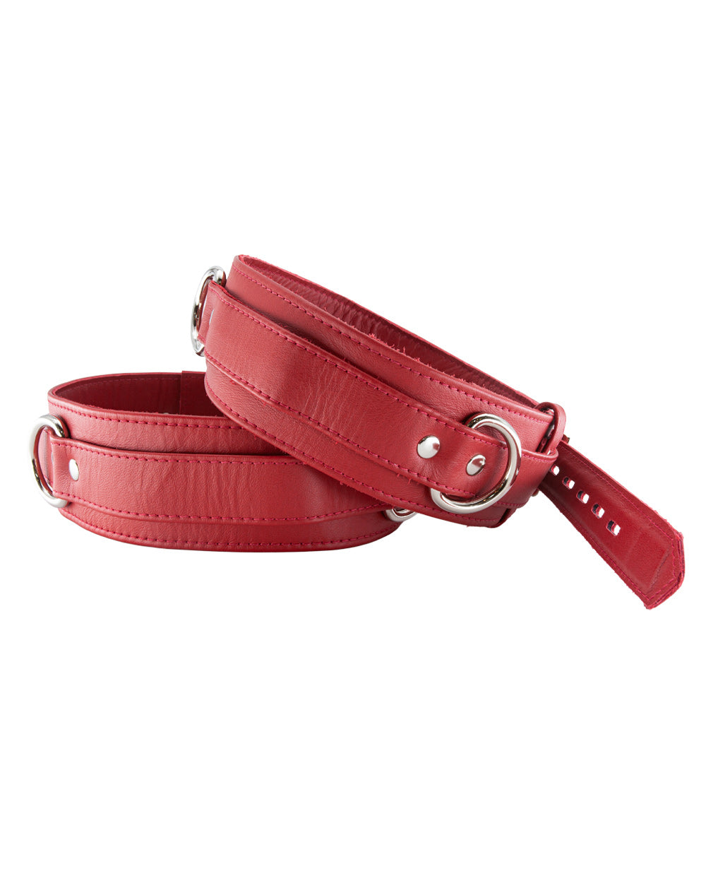 Premium Garment Leather Locking Thigh Restraints - STOCKROOM