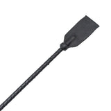 A close-up of the crop of the black stockroom essentials braided crop is shown on a white background