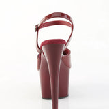 Bordeaux Adore 709 Strappy Stilettos
