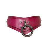 The Neon Coyotes nova bordeaux collar is shown on a white background